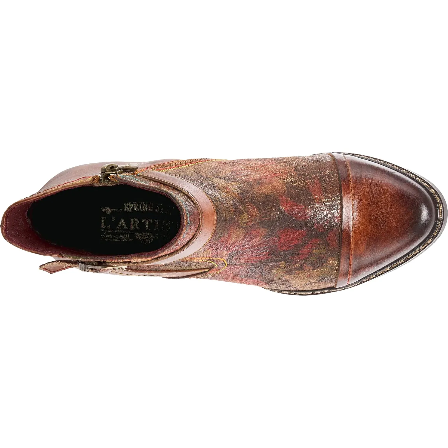 Women's L'Artiste by Spring Step Captivate Brown Multi Leather