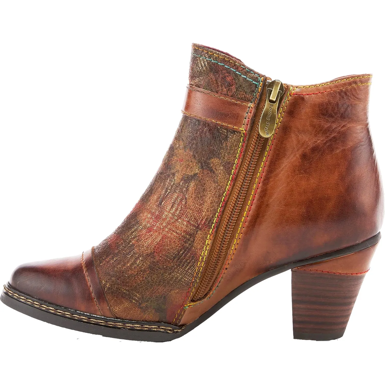 Women's L'Artiste by Spring Step Captivate Brown Multi Leather