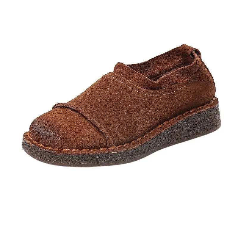 Women's Loafers - Suede Loafers