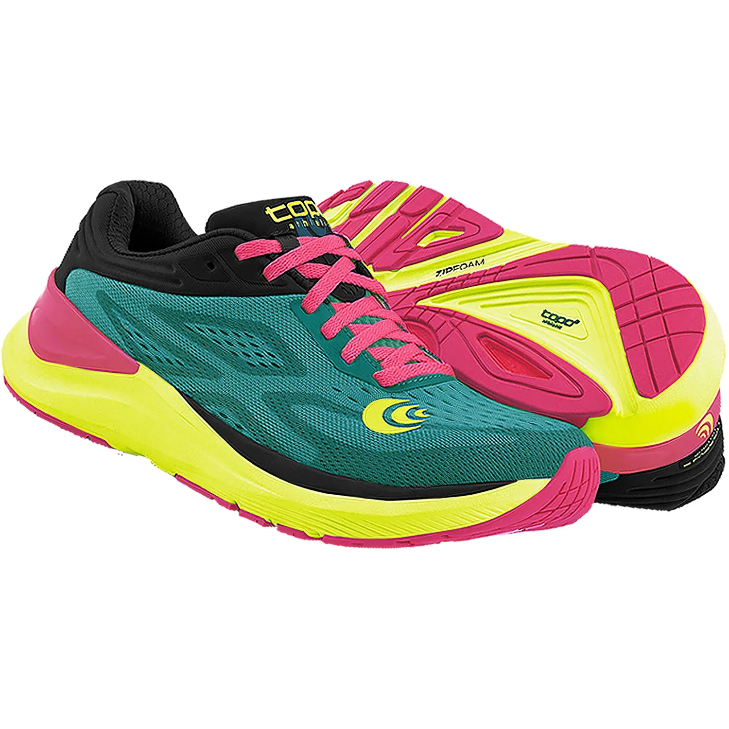 Women's Topo UltraFly 3 Emerald/Fuchsia Mesh