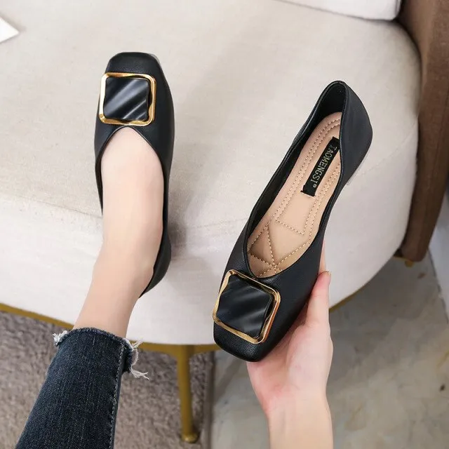 xiangtuibao   New Women Flats Hot Sell Colourful Suede Women casual Loafers Summer Ballet Round Toe Flats Designer Shoes Loafers